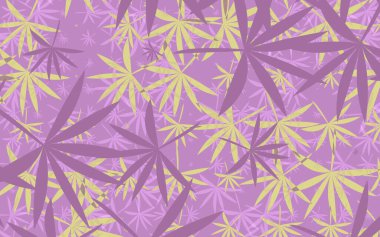  Yaprak yaprakları dekor oluşturur