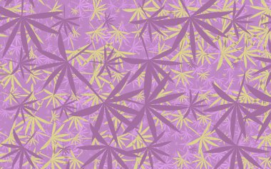  Yaprak yaprakları dekor oluşturur