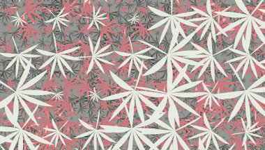  Yaprak yaprakları dekor oluşturur