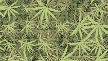  Yaprak yaprakları dekor oluşturur