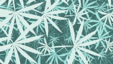  Yaprak yaprakları dekor oluşturur