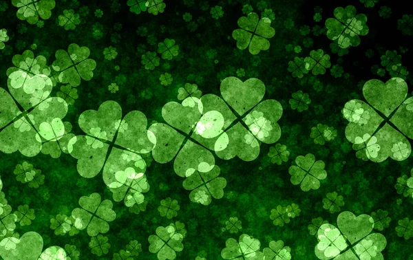 Patrick Day Shamrocks Decor — Stock Photo, Image