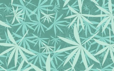 Dekoratif çiçek yaprakları dekoru terk eder