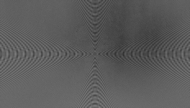 İnce çizgi siyah beyaz daireler çiziyor.