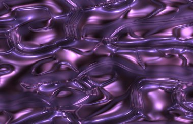 mor dekoratif parlak metal saten şablon