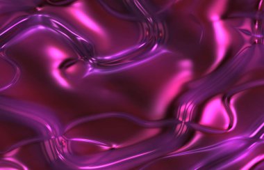 Dekoratif parlak metal saten şablon