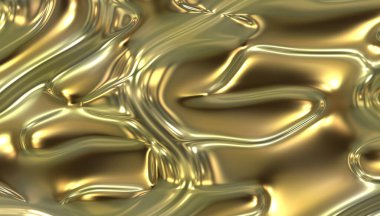 Dekoratif parlak metal saten şablon