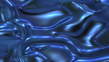 mavi soyut sıvı saten arkaplan