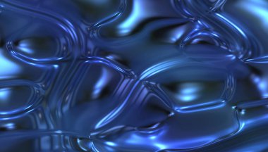 mavi soyut sıvı saten arkaplan