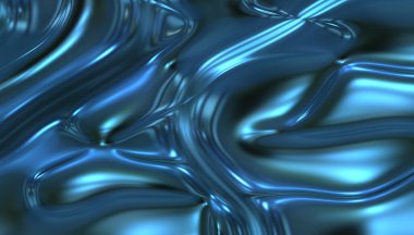 mavi soyut sıvı saten arkaplan