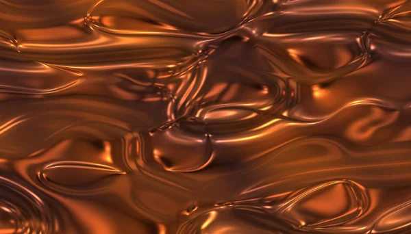 Liquid Satin Shiny Metallic Foldings — Stock Photo, Image