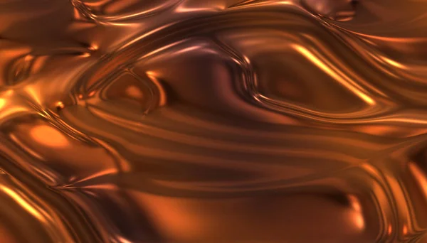Liquid Satin Shiny Metallic Foldings — Stock Photo, Image