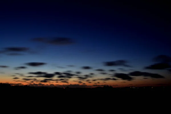 Westenstein Adası, Friesland, Kollum, Hollanda üzerinde akşam manzarası