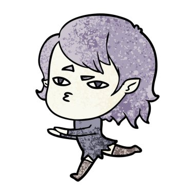 vektör çizim tasarım komik karikatür çocuğun beyaz arka plan üzerinde izole