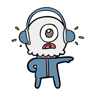 çizgi film Tepegöz'ü yabancı uzay adamı müzik