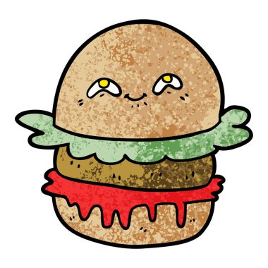 çizgi film lokanta burger