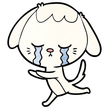 Çizgi film köpeğinin vektör çizimi