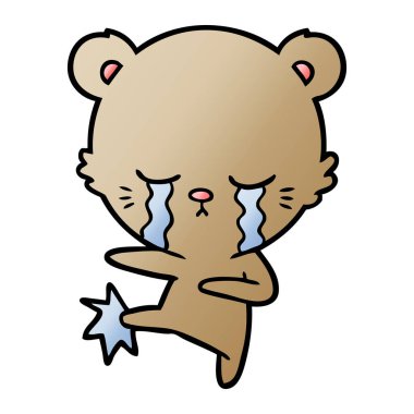 ağlayan ayı çizgi film chraracter