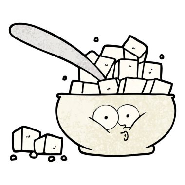 vektör çizim karikatür şekerlik