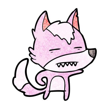 Kurt gösteren diş çizgi film