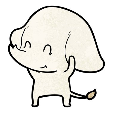 Çizgi film karakterinin vektör çizimi