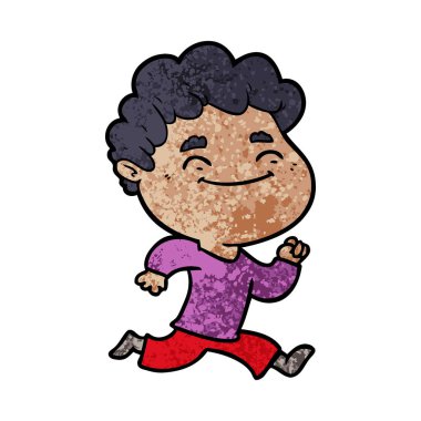 vektör çizim karikatür dostça adam