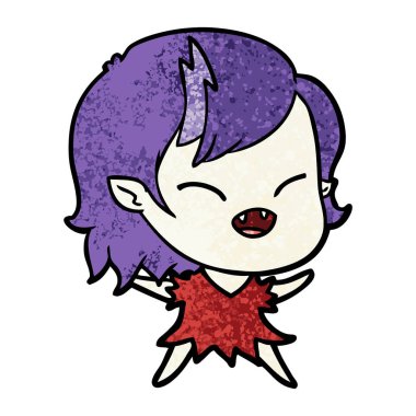 gülen vampir kız çizgi film