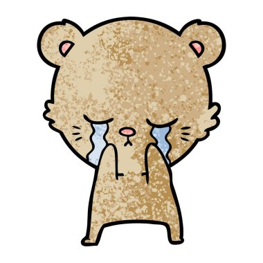 Çizgi film ayısının vektör çizimi