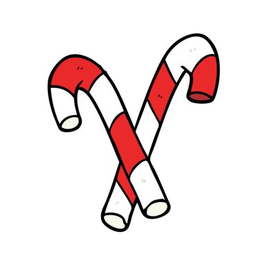 vektör çizim karikatür şekerler