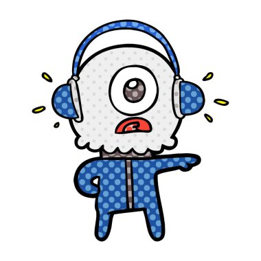 çizgi film Tepegöz'ü yabancı uzay adamı müzik