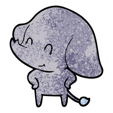 Çizgi film karakterinin vektör çizimi