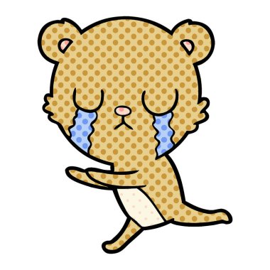 ağlayan ayı çizgi film chraracter