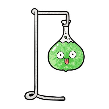 vektör çizim karikatür bilimsel deney