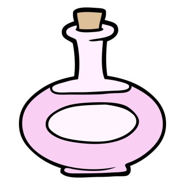 vektör çizim karikatür şişe