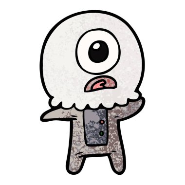 çizgi film Tepegöz'ü yabancı uzay adamı