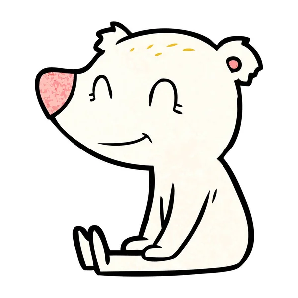 Desenhos Animados Urso Vetor Ilustração — Vetor de Stock