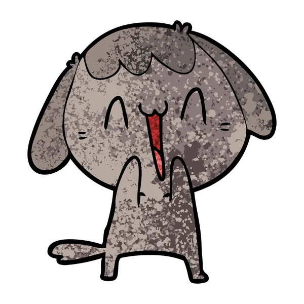 Vektor Illustration Von Niedlichen Cartoon Hund — Stockvektor