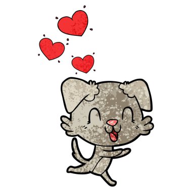 Çizgi film köpeğinin vektör çizimi