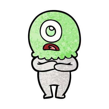 çizgi film Tepegöz'ü yabancı uzay adamı