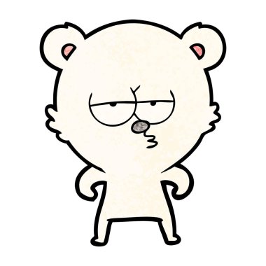 sıkılmış kutup ayısı çizgi film