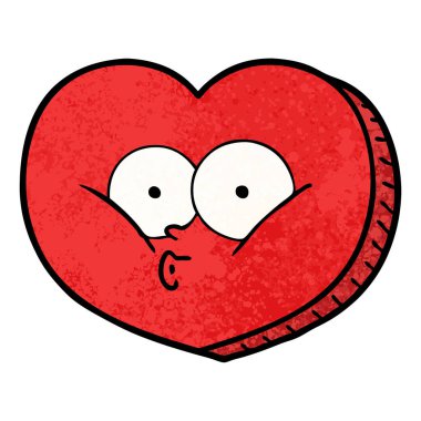 vektör çizim karikatür sevgi kalp