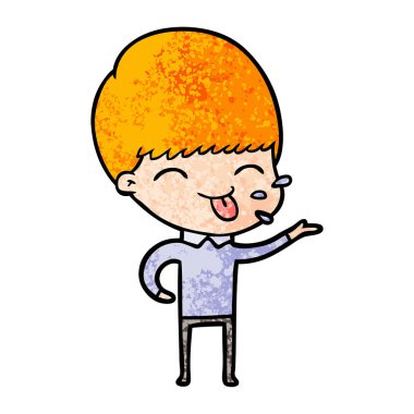 vektör çizim karikatür kaba adam