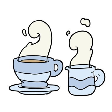 Çizgi film kahvesi.