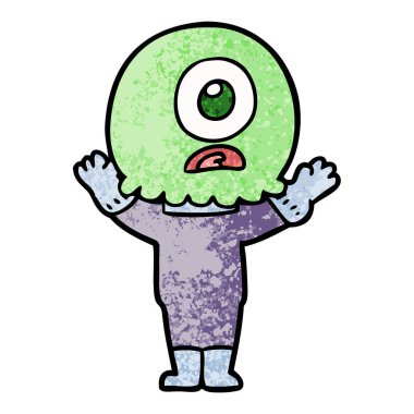 çizgi film Tepegöz'ü yabancı uzay adamı