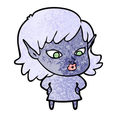 güzel çizgi film elf kızı