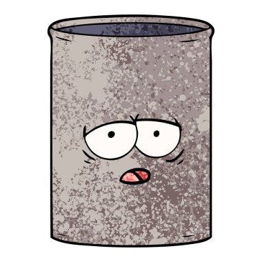 vektör çizim karikatür petrol davul