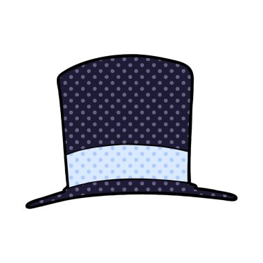 vektör çizim karikatür şapka