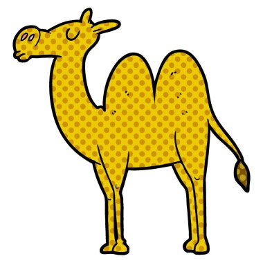 Çizgi film devenin vektör çizimi