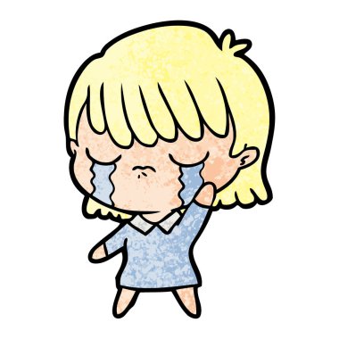 vektör çizim tasarım beyaz arka plan üzerinde izole komik karikatür kişi