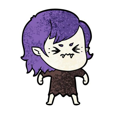 rahatsız çizgi film vampir kız